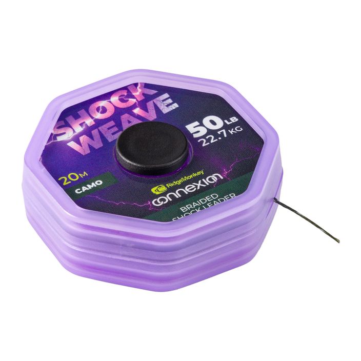 ShockLeader RidgeMonkey Connexion Shock Weave Braided Purple RMT326 leader braid 2