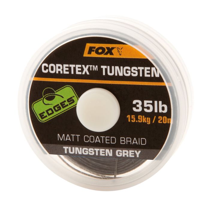 Fox International Coretex Tungsten carp braid grey/green CAC697 2