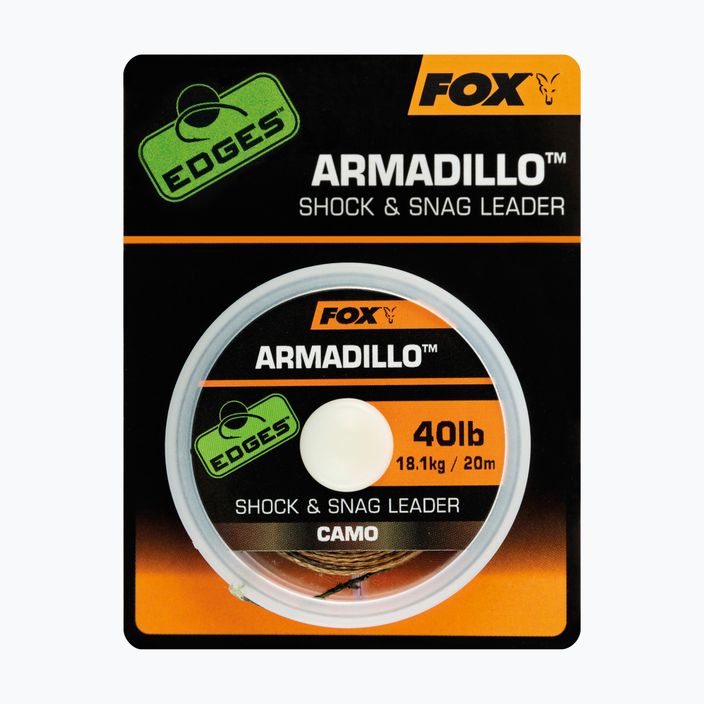Fox International Edges Armadillo Camo braided shot leader CAC746