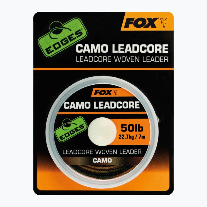 Fox International Camo Leadcore 7m camo carp leader braid CAC747