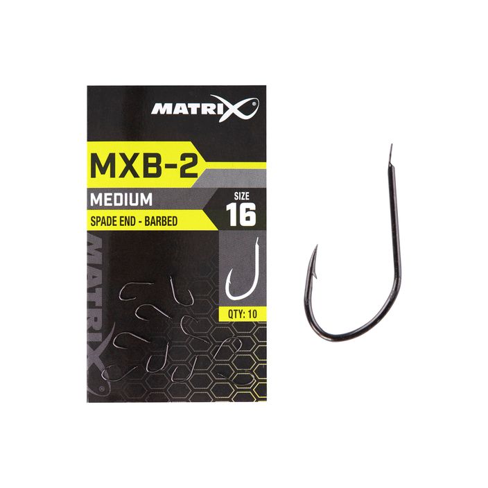 Matrix MXB-2 Barbed Spade End method hooks 10 pcs. GHK156 2