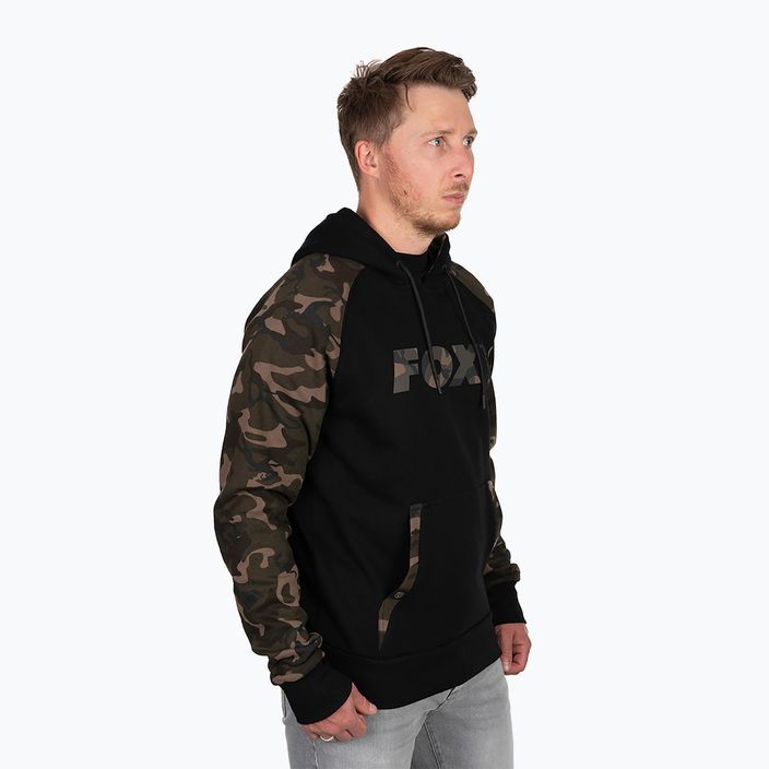 Fox International Raglan Hoody black/camo sweatshirt 3