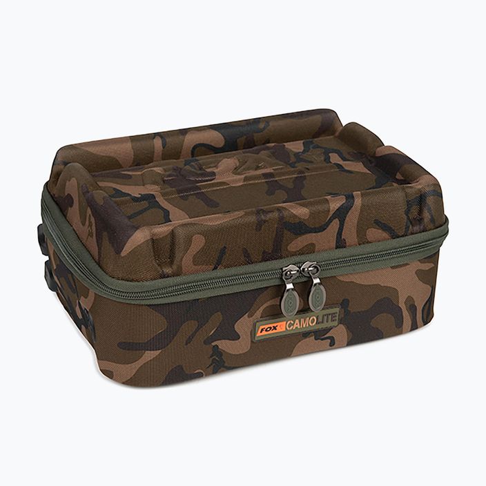 Fox International Camolite Deluxe Gadget Safe brown fishing bag CLU450