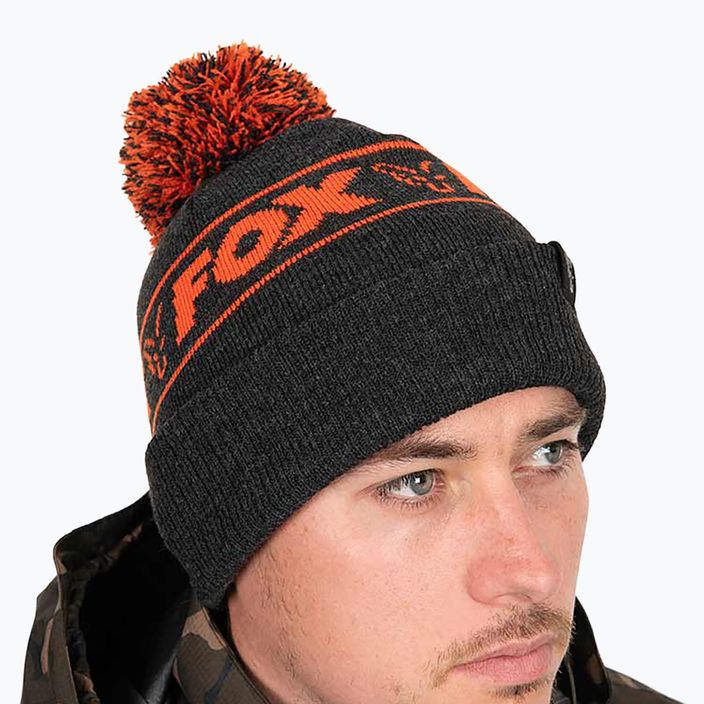 Fox International Collection Booble black/orange winter cap 6
