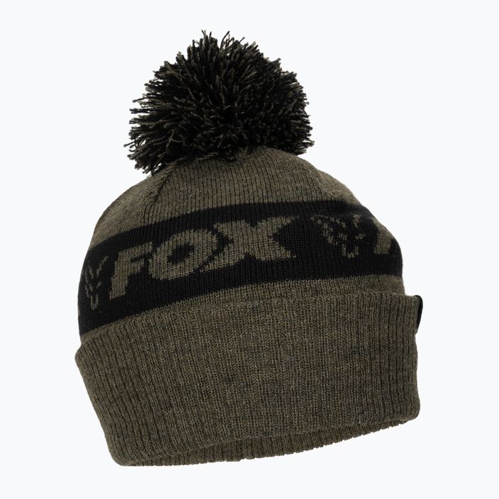 Fox International Collection Bobble green/black winter hat