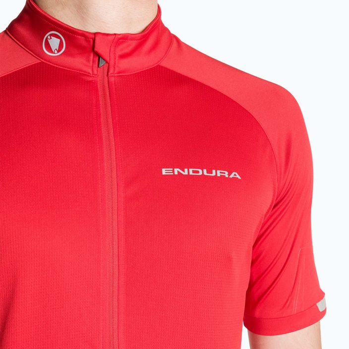 Men's cycling jersey Endura Xtract II red 3