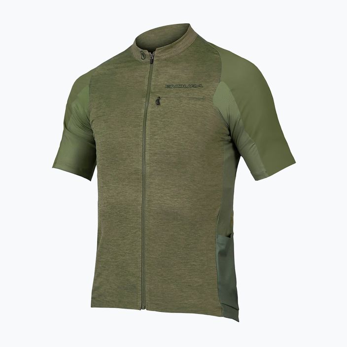 Men's Endura GV500 Reiver S/S cycling jersey olive green 6
