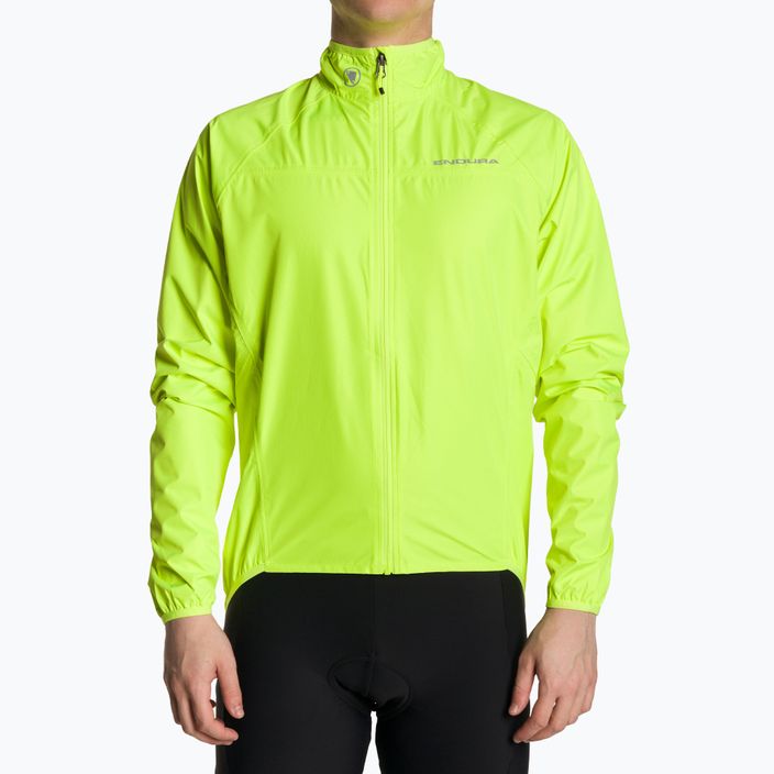 Men's cycling jacket Endura Xtract II hi-viz yellow