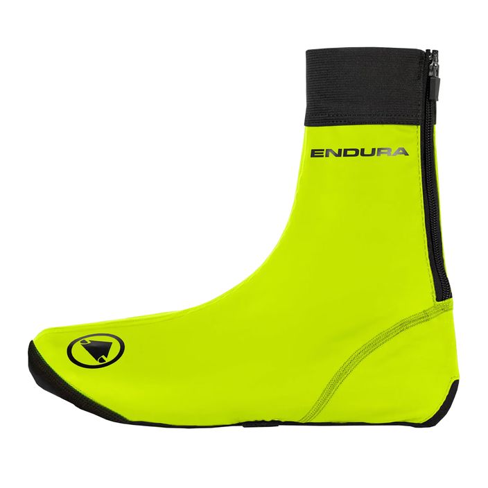 Men's Endura FS260-Pro Slick Overshoe cycling shoe protectors hi-viz yellow 2