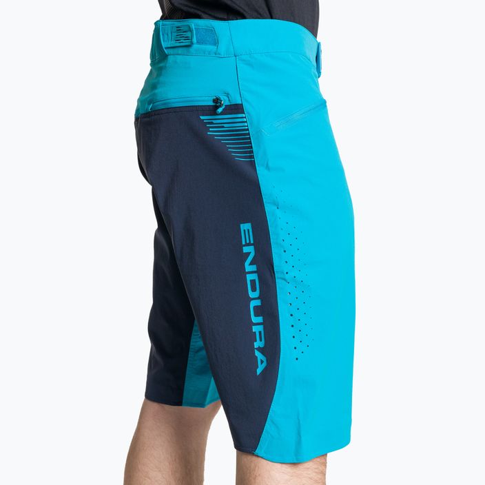 Men's Endura Singletrack Lite Short Sht electric blue cycling shorts 4