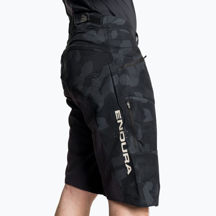 Men's Endura Singletrack II Short black camo cycling shorts 4