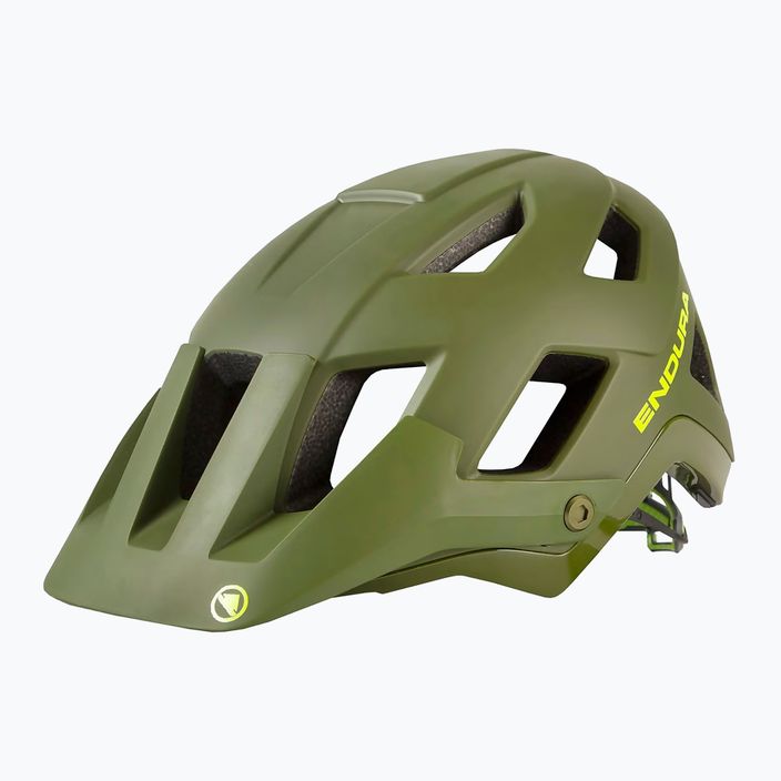 Endura Hummvee Plus olive green bicycle helmet 3