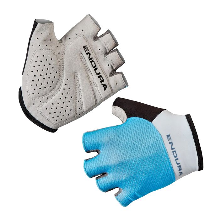Men's Endura Xtract Lite hi-viz blue cycling gloves 2
