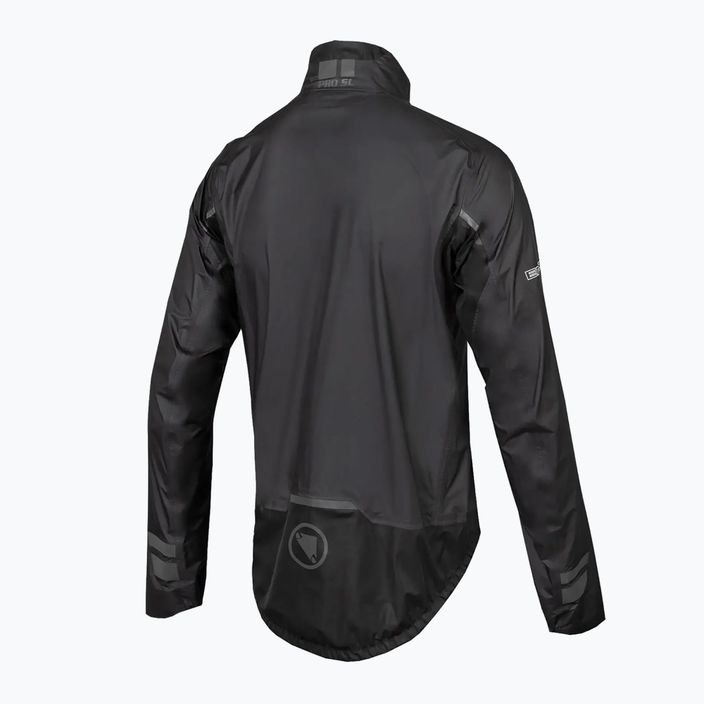 Men's cycling jacket Endura Pro SL Waterproof black 2