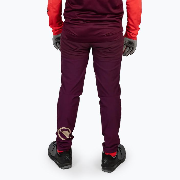 Endura MT500 Burner men's cycling trousers aubergine 4