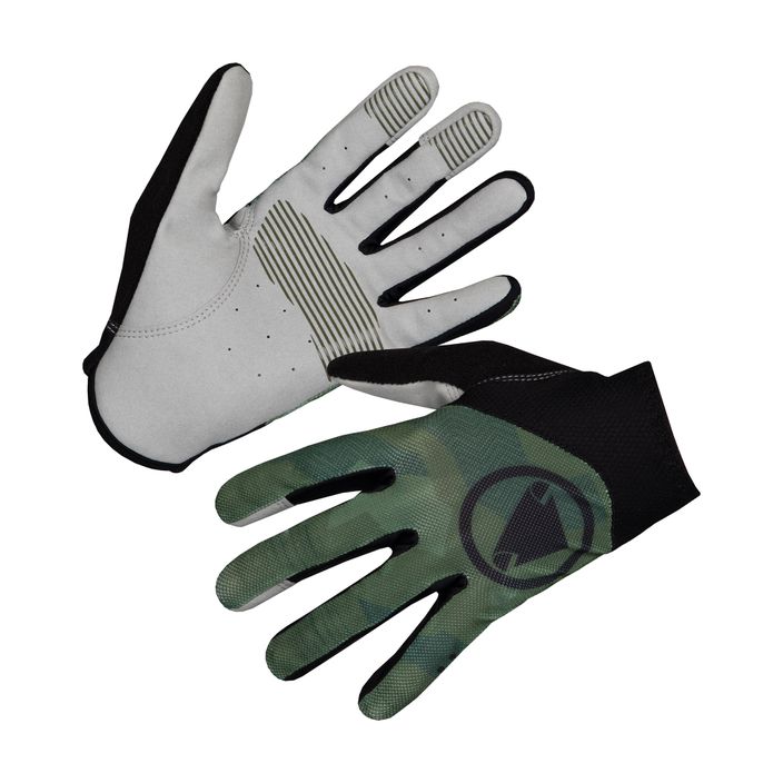 Men's Endura Hummvee Lite Icon tonal olive cycling gloves 2