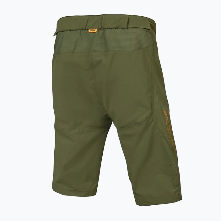 Endura MT500 Jr Burner Short children's cycling shorts olive green 6