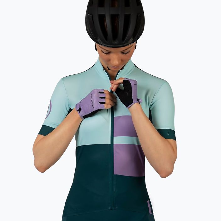 Women's cycling jersey Endura FS260 Print S/S violet 5