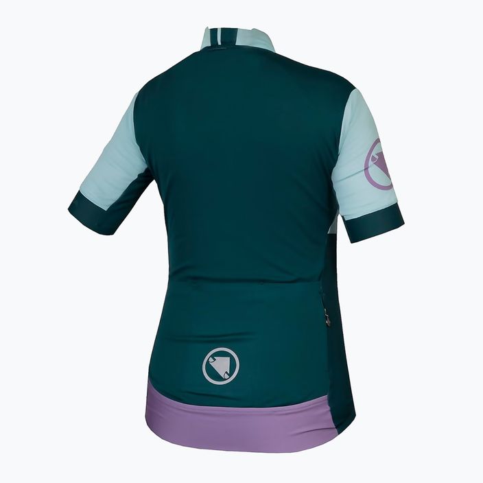 Women's cycling jersey Endura FS260 Print S/S violet 10