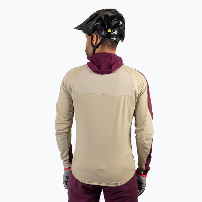 Endura MT500 Thermo II men's cycling sweatshirt aubergine 4