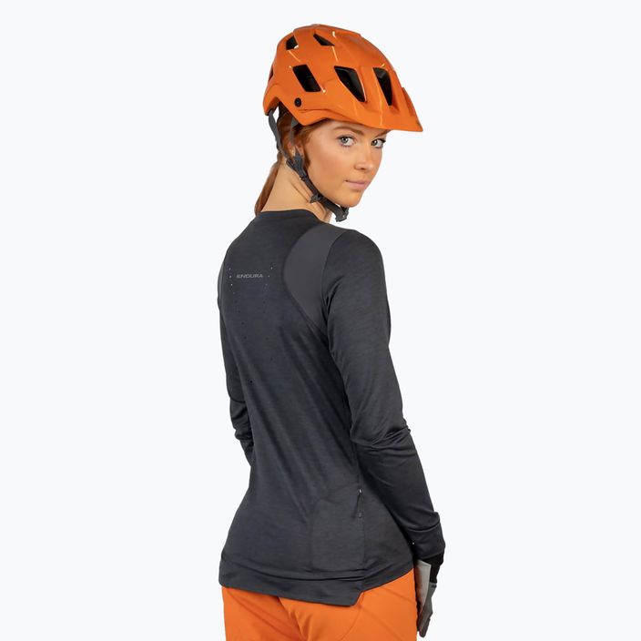 Women's cycling longsleeve Endura Singletrack grey 4