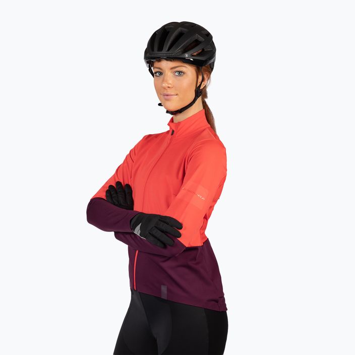 Endura FS260 Jetstream aubergine women's cycling longsleeve 2