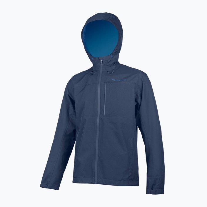 Men's Endura Hummvee Waterproof Hooded cycling jacket ink blue 11