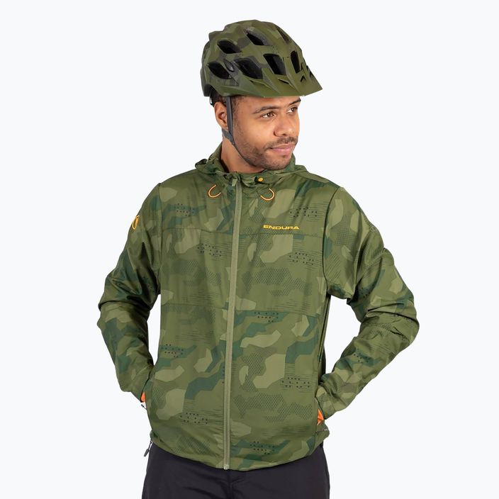 Men's Endura Hummvee Windshell cycling jacket tonal olive