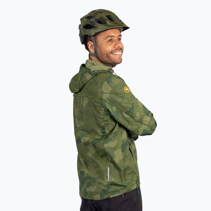 Men's Endura Hummvee Windshell cycling jacket tonal olive 7