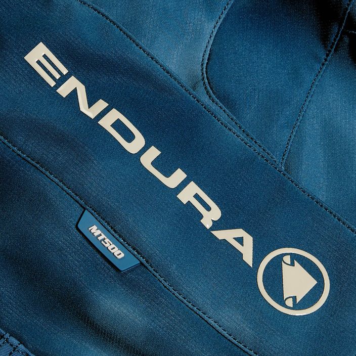 Men's Endura MT500 Burner blue steel cycling trousers 13
