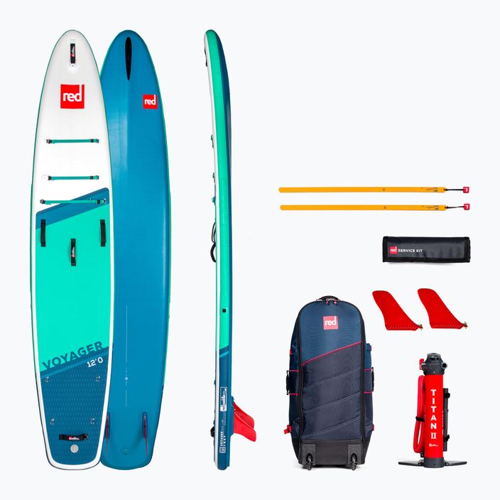 SUP board Red Paddle Co Voyager 12'0" green 17622