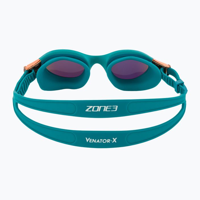 ZONE3 Venator-X Swim goggles teal/cooper 5