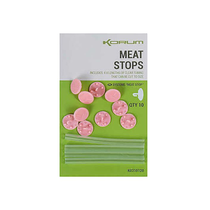 Korum Meat Lure Stops 10 pcs pink K0310120 2
