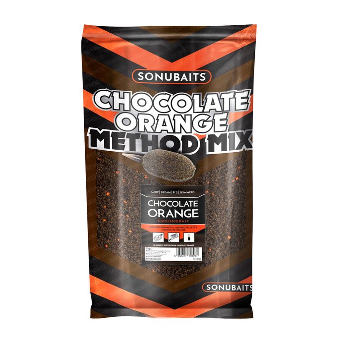 Sonubaits Chocolate Orange Method Mix dark brown S1770023 bait 2