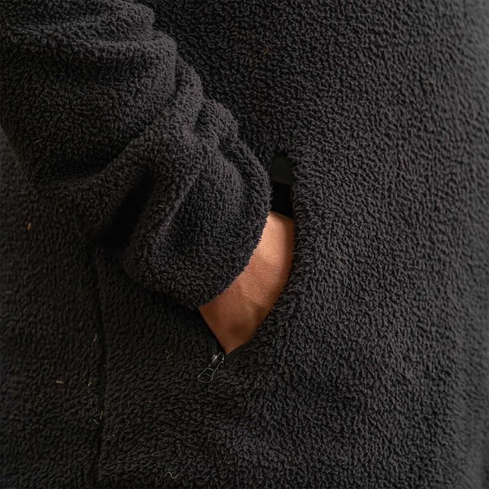 Men's Avid Carp Sherpa Pullover sweatshirt black 6