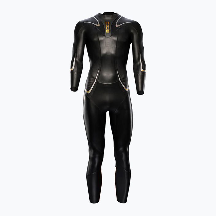 HUUB Men's Triathlon wetsuit Vengeance 3:5 black/orange