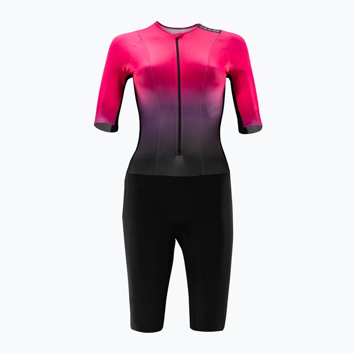 Women's Triathlon Suit HUUB Collective Tri Suit black/rose fade