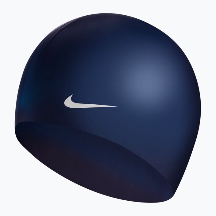 Nike Solid Silicone swimming cap navy blue 93060-440 2
