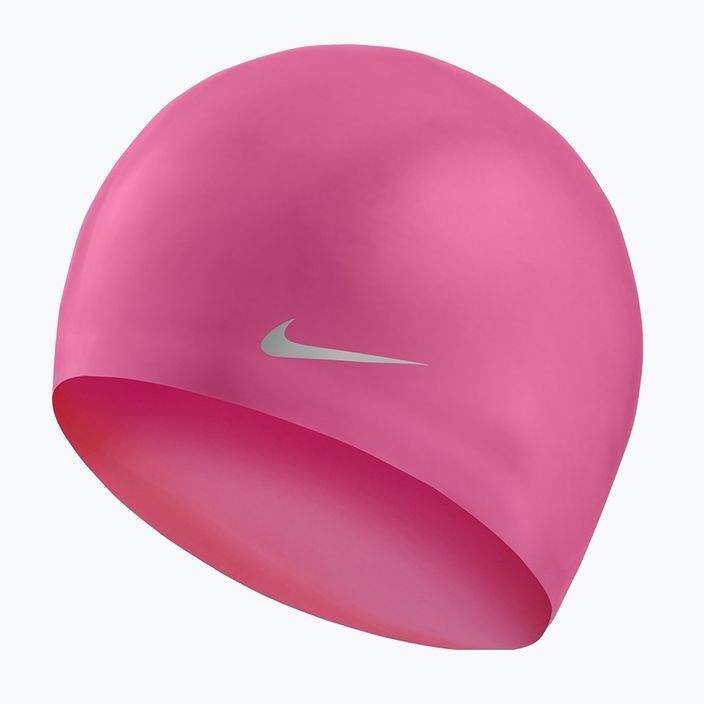Nike Solid Silicone children's swimming cap pink TESS0106