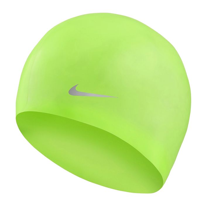 Children's swimming cap Nike Solid Silicone green TESS0106 2