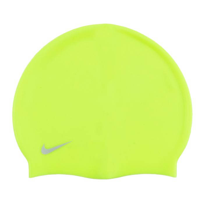 Nike Solid Silicone children's swimming cap yellow TESS0106