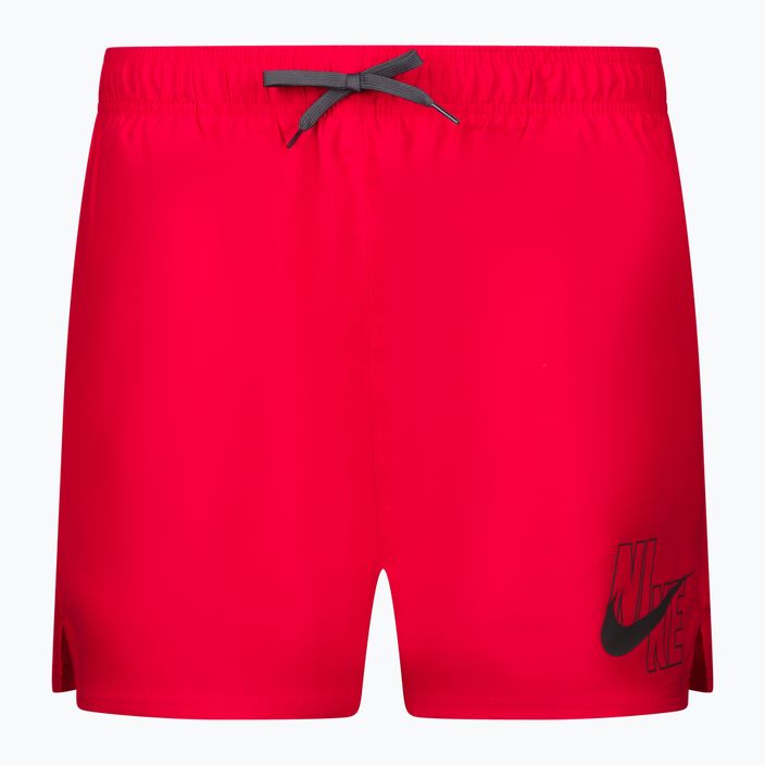 Men's Nike Logo Solid 5" Volley swim shorts red NESSA566-614