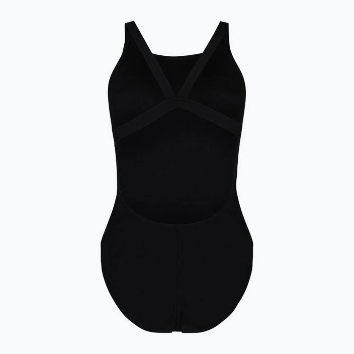 Women's one-piece swimsuit Nike Hydrastrong Solid black NESSA001-001 2