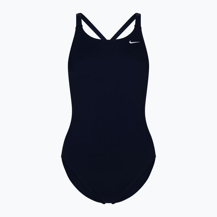 Women's one-piece swimsuit Nike Hydrastrong Solid navy blue NESSA001-440