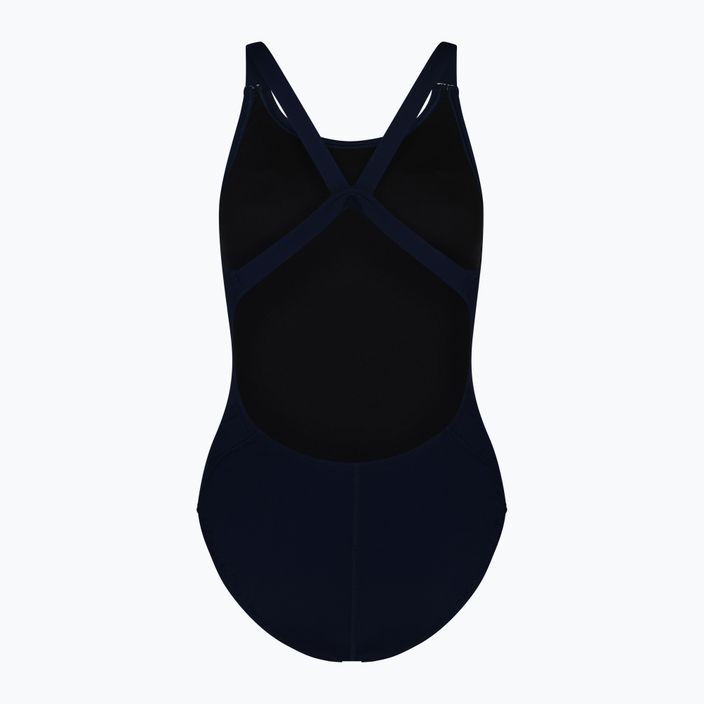 Women's one-piece swimsuit Nike Hydrastrong Solid navy blue NESSA001-440 2