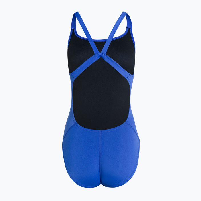 Women's one-piece swimsuit Nike Hydrastrong Solid Fastback blue NESSA001-494 2