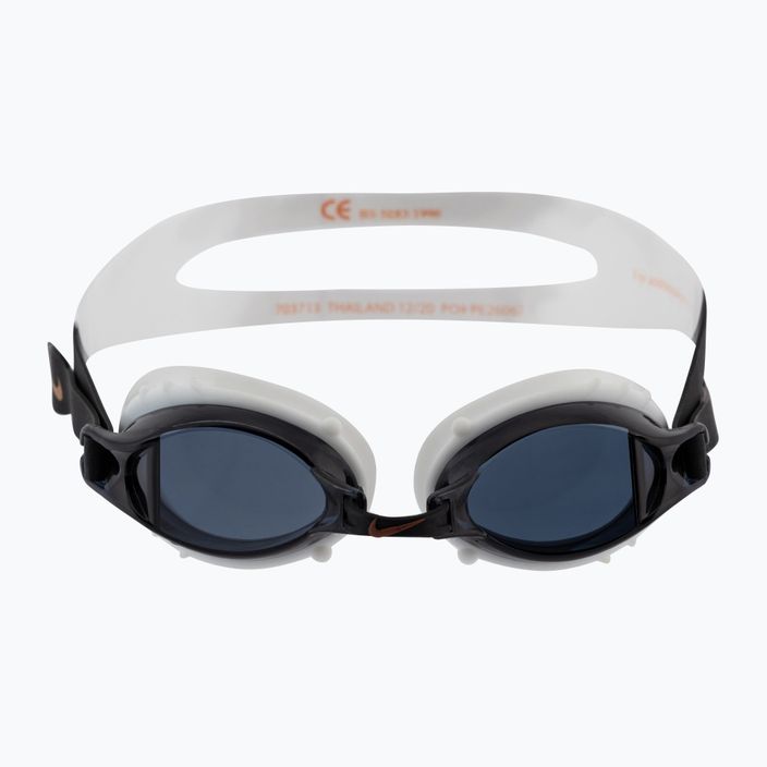 Nike Chrome dark smoke grey children's swimming goggles NESSA188-014 2