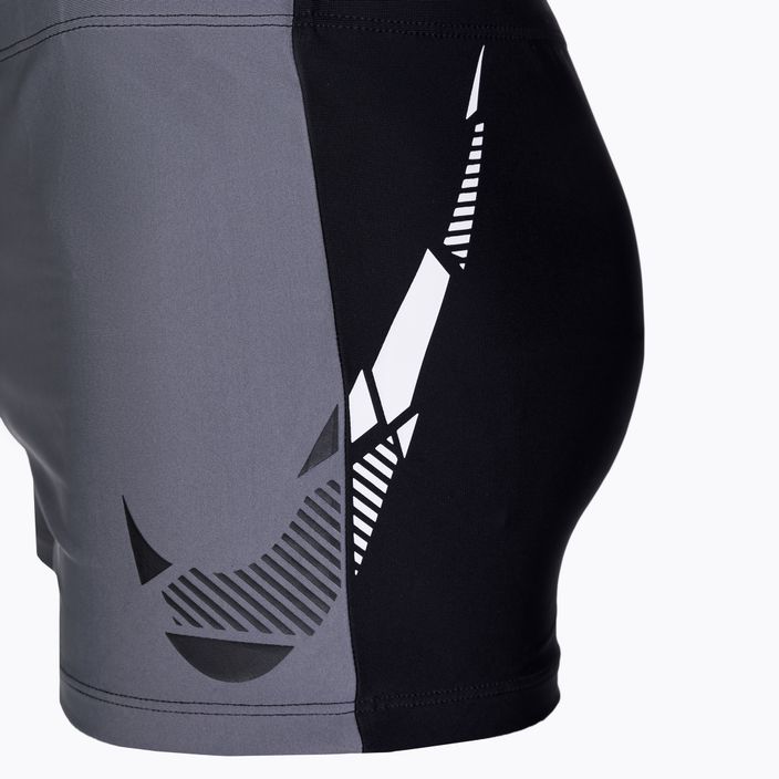 Men's Nike Logo Aquashort swim boxers black-grey NESSA546-001 2