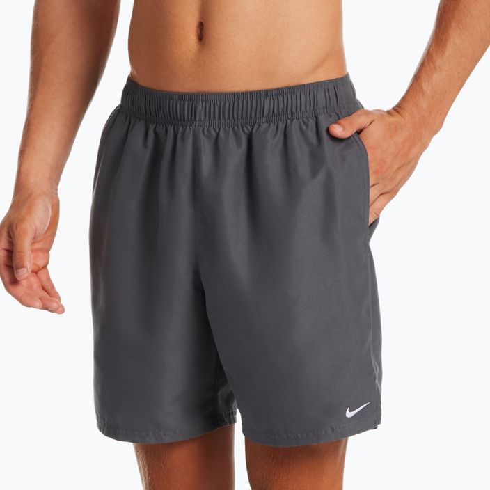 Men's Nike Essential 7" Volley swim shorts dark grey NESSA559-018 4