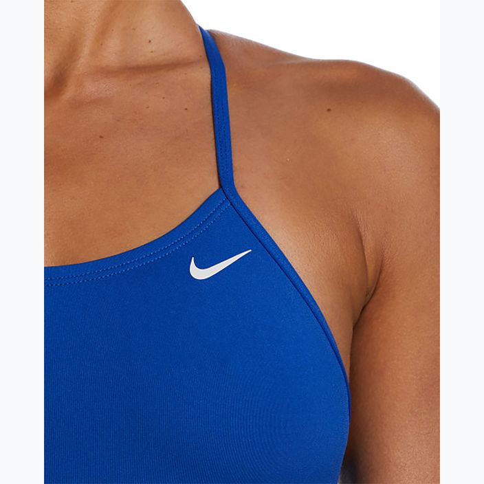 Women's one-piece swimsuit Nike Lace Up Tie Back game royal 3